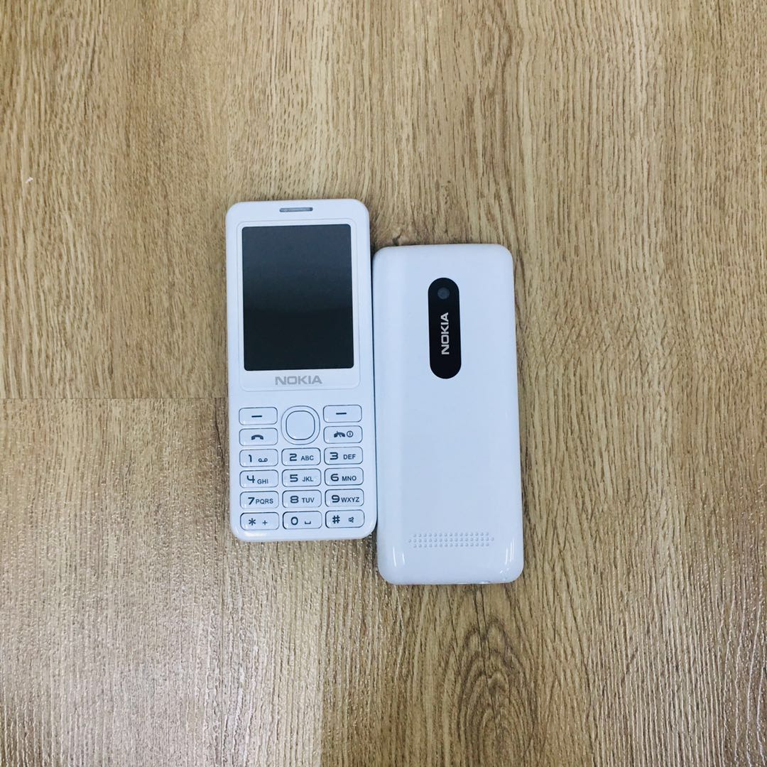 (White)Nokia 206 DUAL SIM IMPORT REFURBISHED 95% NEW(Ready Stock)